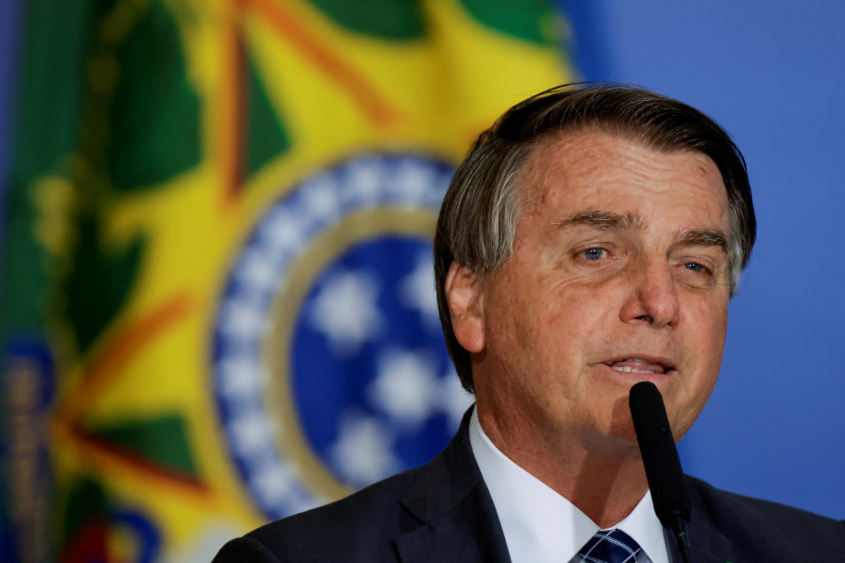 FILE PHOTO: Brazil’s President Jair Bolsonaro. REUTERS/Ueslei Marcelino/File Photo