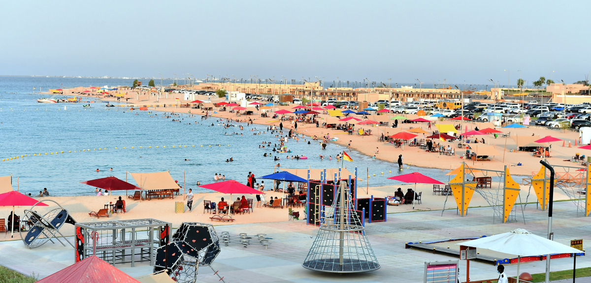 Katara beach. Abdul Basit © The Peninsula