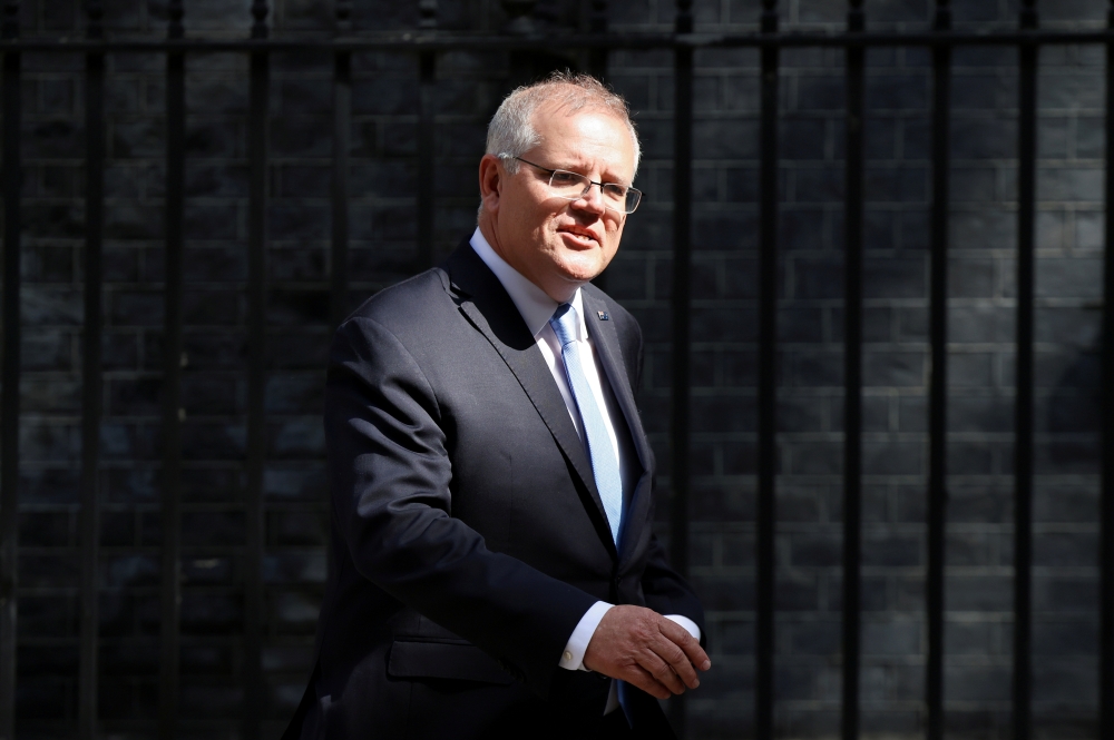 File photo of Australian Prime Minister Scott Morrison