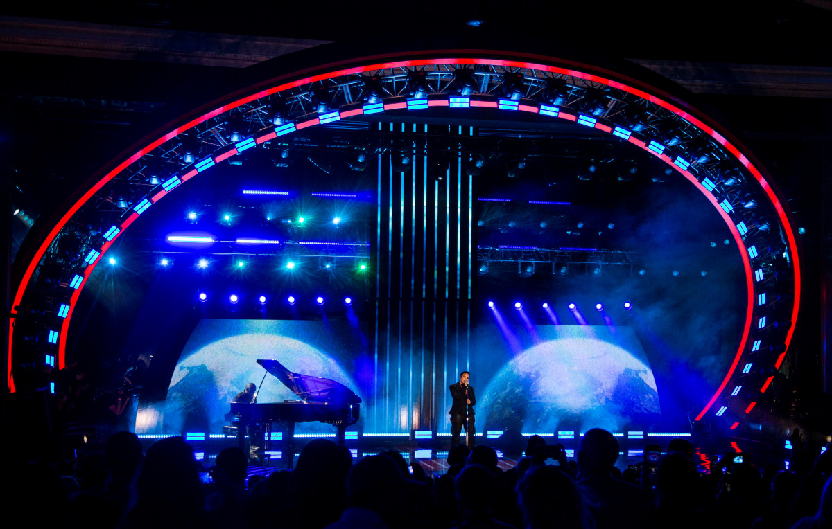 Demi Lovato performs during the Global Citizen Live concert at The Greek Theatre in Los Angeles, California, U.S., September 25, 2021. Picture taken September 25, 2021. REUTERS/Aude Guerrucci
