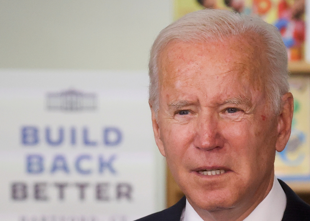 U.S. President Joe Biden delivers remarks promoting his 