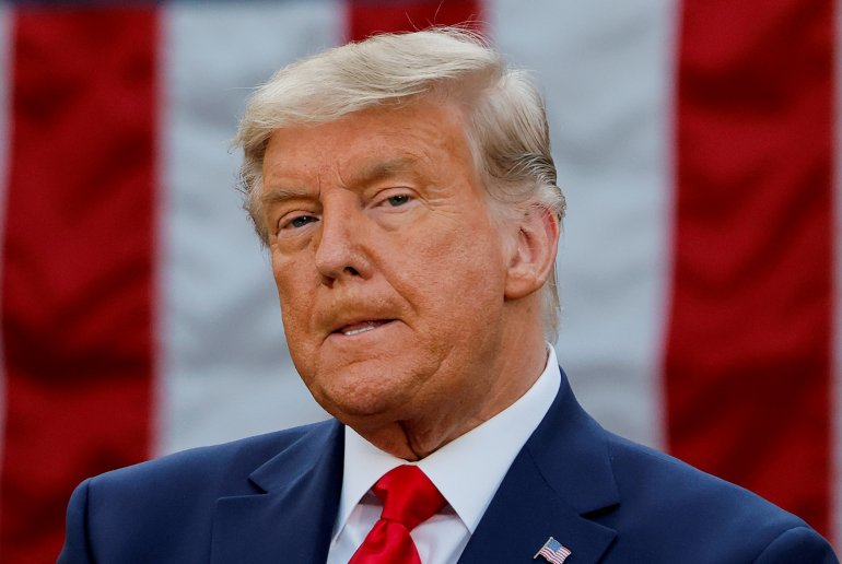 FILE PHOTO: U.S. President Donald Trump. REUTERS/Carlos Barria/File Photo
