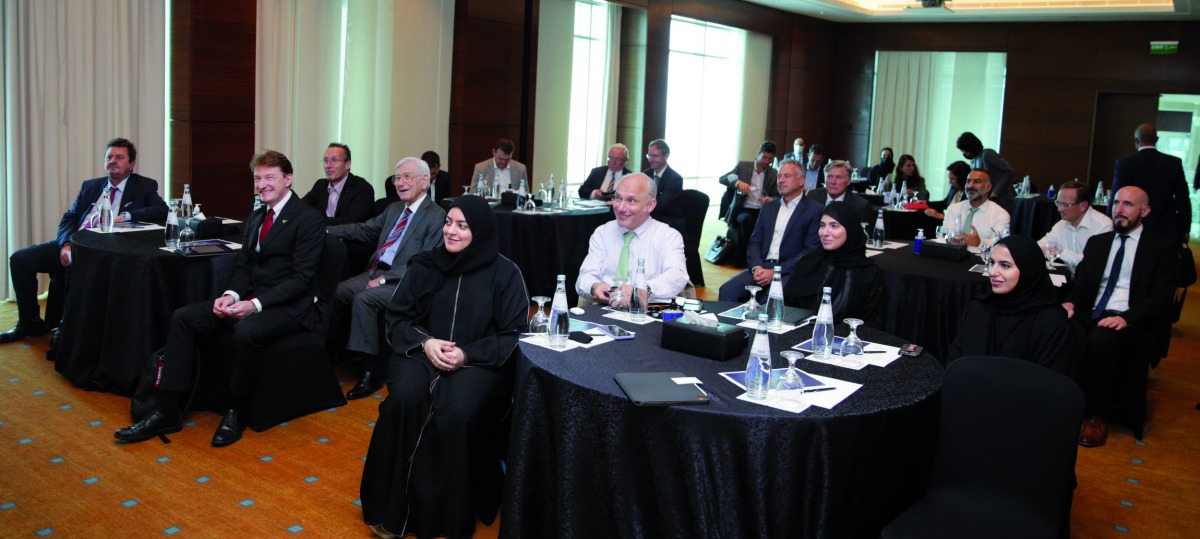 Members of trade delegation and officials during the event.
