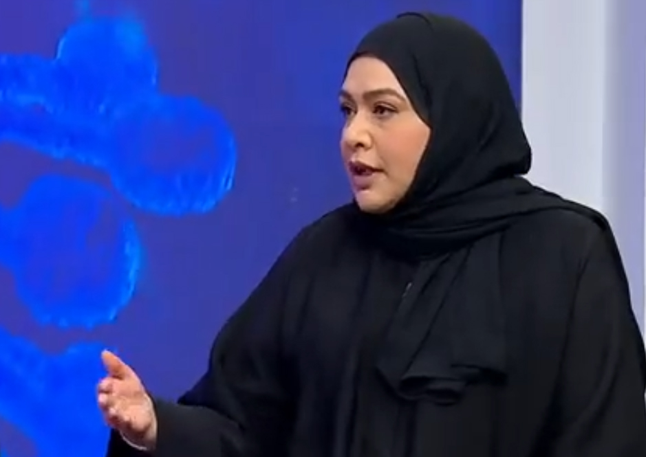 A screenshot from the interview.