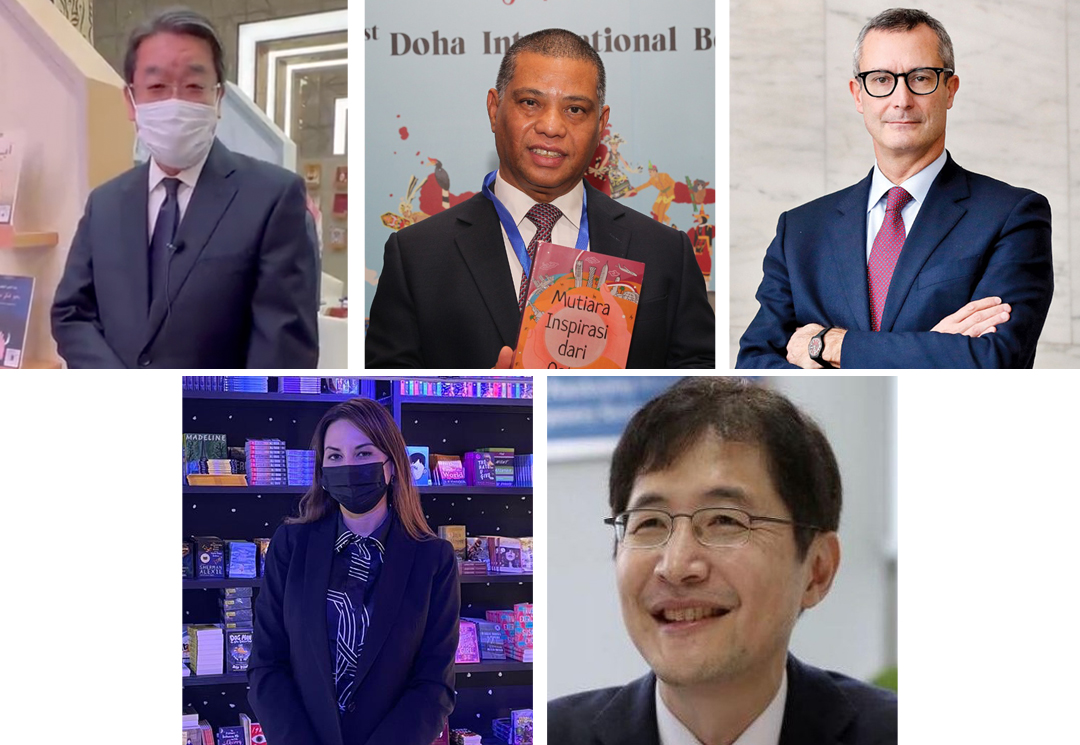 FROM LEFT: Ambassador of Japan Satoshi Maeda, Ambassador of Indonesia Ridwan Hassan, Ambassador of Italy Alessandro Prunas, US Chargé d’Affaires Natalie A Baker, and South Korean Ambassador Joon-ho Lee