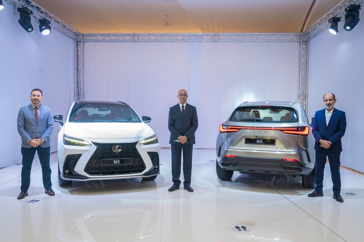 AAB Lexus officials during the launch of the all-new Lexus NX, in Doha, recently.  