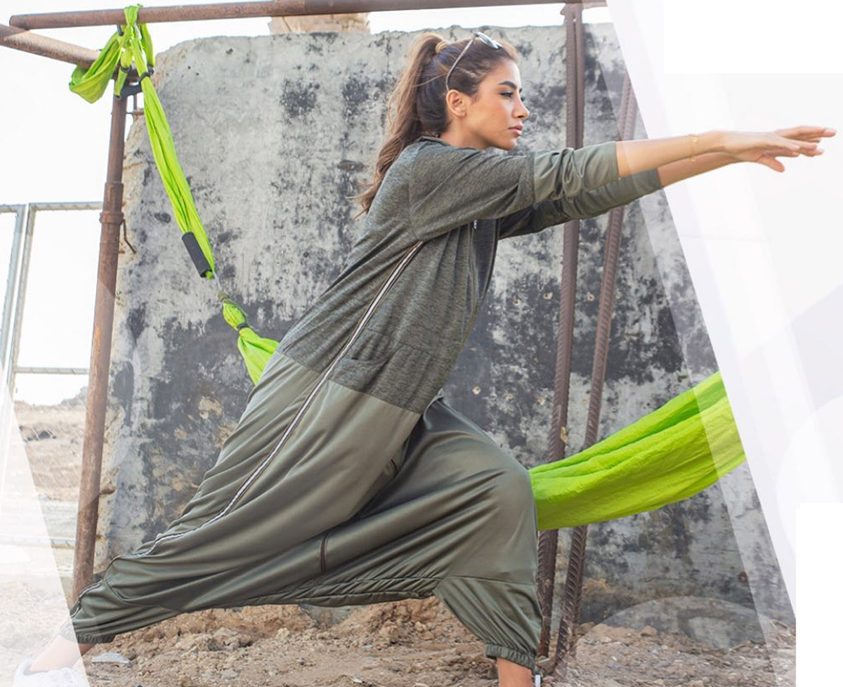 Dri-FIT Sports Abaya by Saudi designer Eman Joharjy. Source: Instagram 