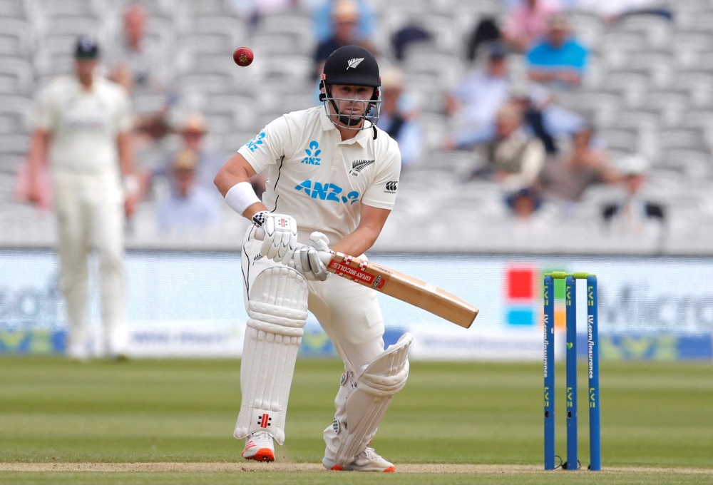  New Zealand's Henry Nicholls in action Reuters/Andrew Couldridge/File Photo