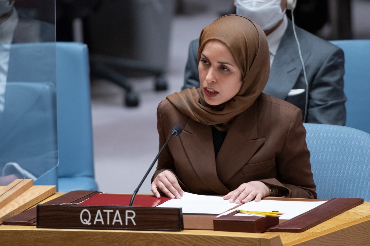  Permanent Representative of Qatar to the United Nations HE Sheikha Alya Ahmed bin Saif Al-Thani
