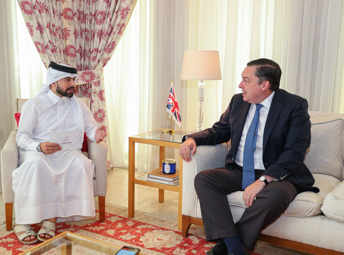 Ambassador of the United Kingdom to the State of Qatar HE John Wilkes 
