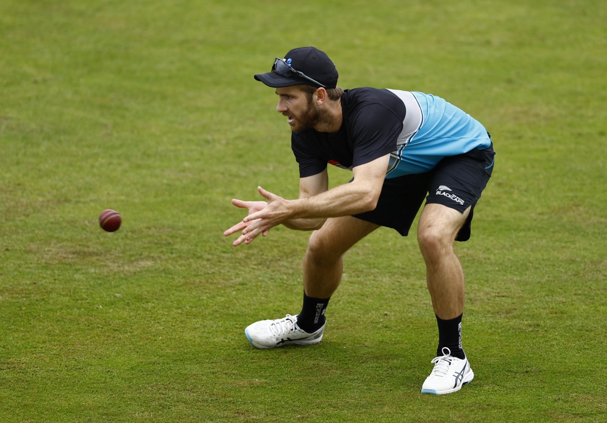 New Zealand's Kane Williamson during practice Action Images via Reuters/Andrew Boyers
