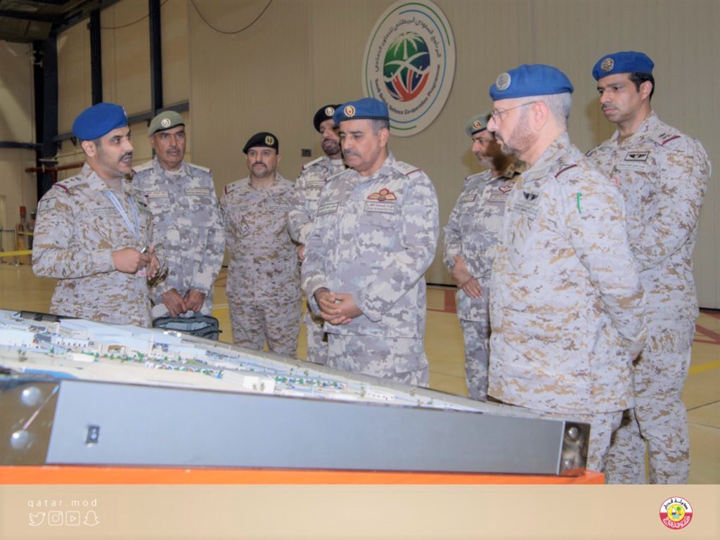 Chief of Staff of the Armed Forces H E Salem bin Hamad bin Aqeel Al Nabit visiting King Abdulaziz Air Base in Dhahran.