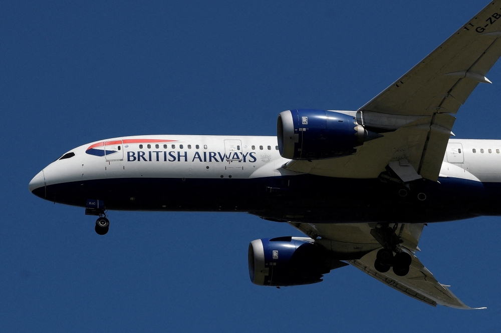 British Airways passenger plane. (REUTERS/Toby Melville/File Photo)