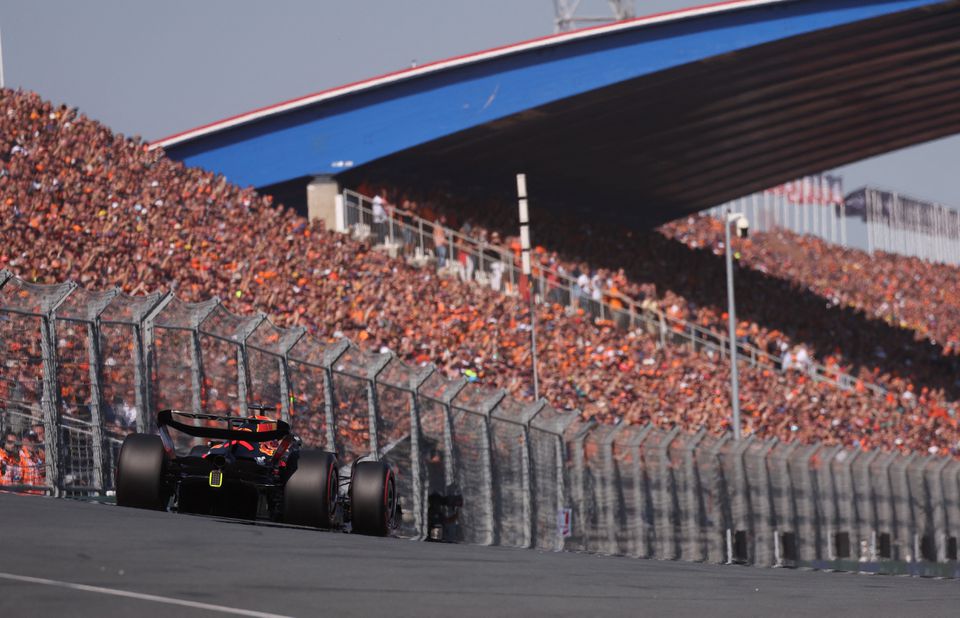 September 3, 2022 Red Bull's Max Verstappen during qualifying REUTERS/Piroschka Van De Wouw

