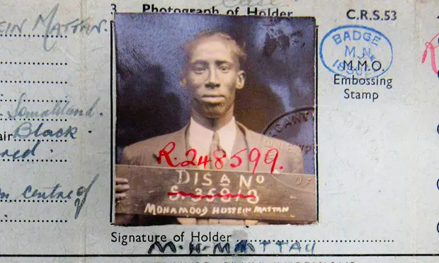 Mahmood Mattan was a Somali former merchant seaman who was wrongfully convicted of the murder of Lily Volpert in 1952. Photograph: National archives