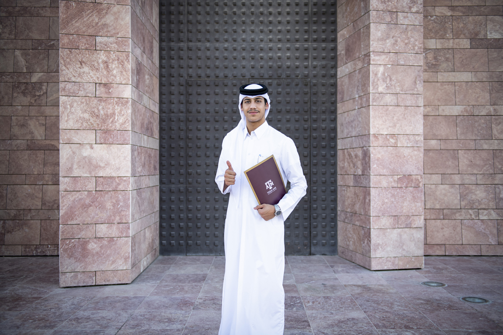 New student at Texas A&M at Qatar university.