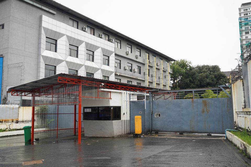 View of a shuttered Great Wall Park compound where Cambodian authorities said they had recovered evidence of human trafficking, kidnapping and torture during raids on suspected cybercrime compounds in the coastal city of Sihanoukville, Cambodia, on September 21, 2022. File Photo / Reuters
