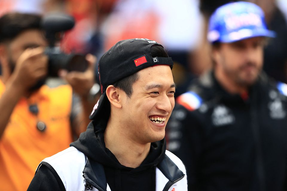 Alfa Romeo's Guanyu Zhou before the Mexico City Grand Prix race at the Autodromo Hermanos Rodriguez, Mexico City, Mexico on October 30, 2022.  File Photo / Reuters
