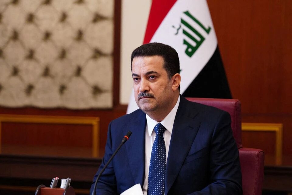 New Iraqi Prime Minister Mohammed Shia al-Sudani meets for the first regular session of the Council of Ministers in Baghdad, Iraq, on October 28, 2022.  File Photo / Reuters
