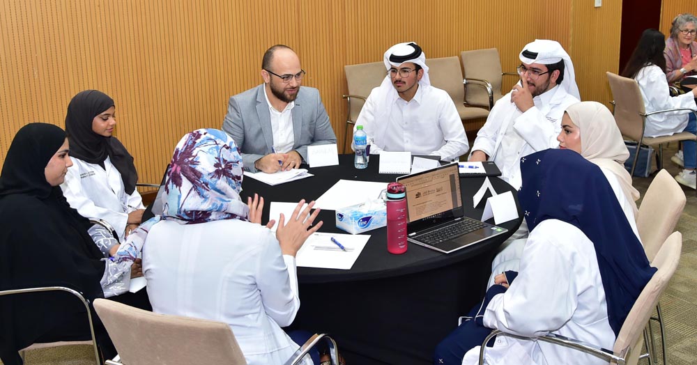 Participants during  the IPE activity.
