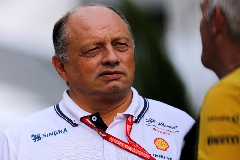 September 28, 2019 Alfa Romeo team principal Frederic Vasseur REUTERS/Anton Vaganov/File Photo