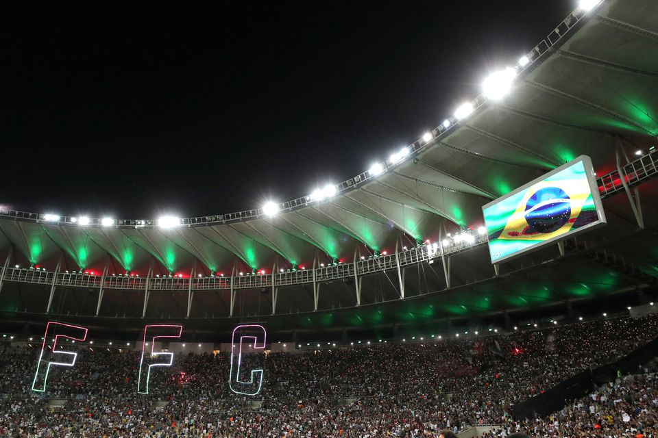 Fluminense's fans are seen in the stands before their match against Palmeiras at the Brasileiro Championship at the Maracana Stadium, in Rio de Janeiro, Brazil, on August 27, 2022. File Photo / Reuters