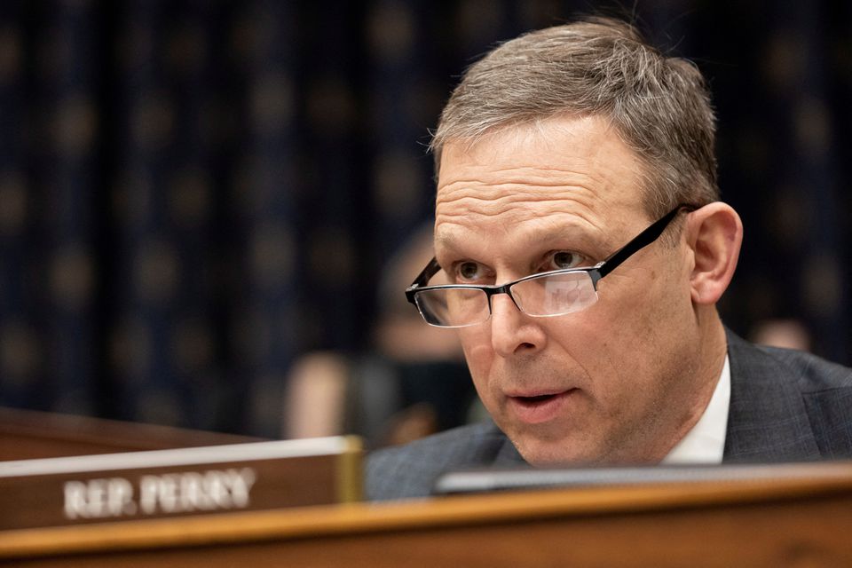 Representative Scott Perry (R-PA) speaks during a House Foreign Affairs Committee hearing in Washington, DC, US, March 10, 2021.  File Photo / Reuters