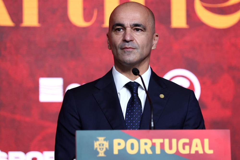 New Portugal coach Roberto Martinez during the presentation REUTERS/Rodrigo Antunes