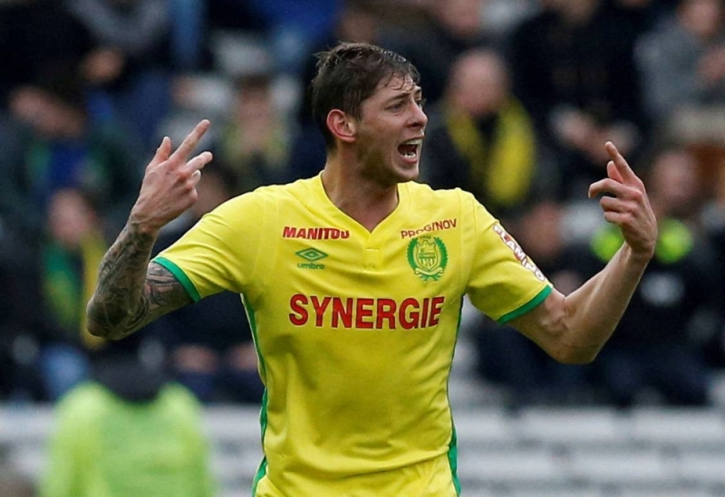 Nantes' Emiliano Sala in action against OGC Nice at the La Beaujoire Stadium, Nantes, on March 18, 2017.  File Photo / Reuters