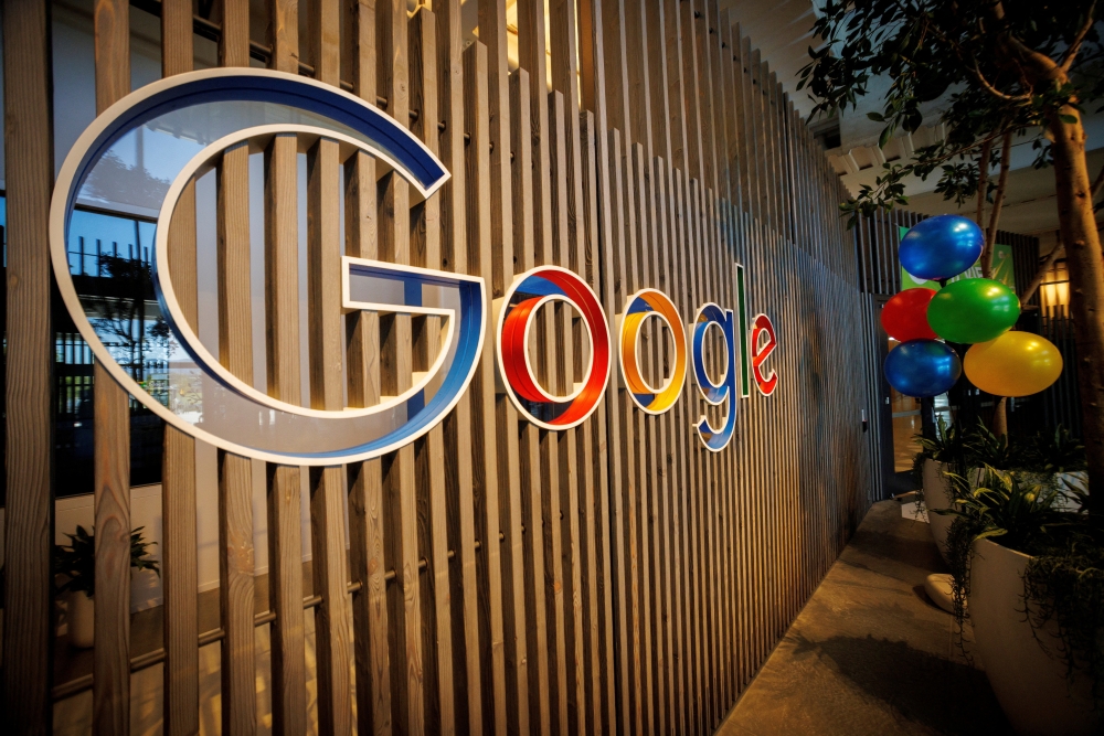 A view of the main lobby of building BV200, during a tour of Google's new Bay View Campus in Mountain View, California, US on May 16, 2022. File Photo / Reuters