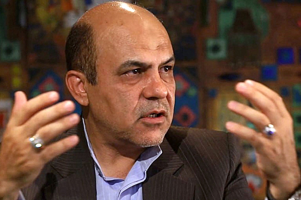(Files) In this undated handout file picture provided by Khabar Online news agency shows, former Iranian deputy of defence minister, British-Iranian national Alireza Akbari, during an interview in Tehran. (Photo by Khabar Online / AFP) 