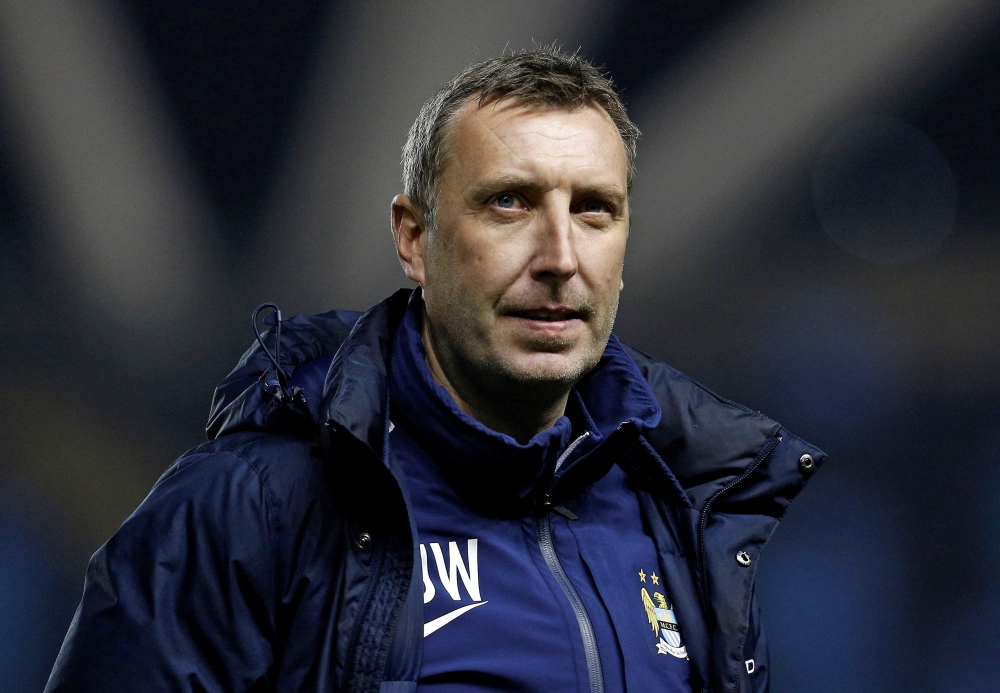 Manchester City U18 Manager Jason Wilcox Mandatory Credit: Action Images / Craig Brough