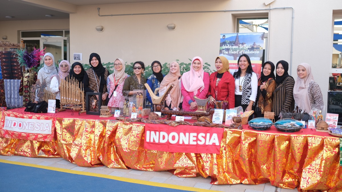 The Indonesian Booth at the International Day Festival.