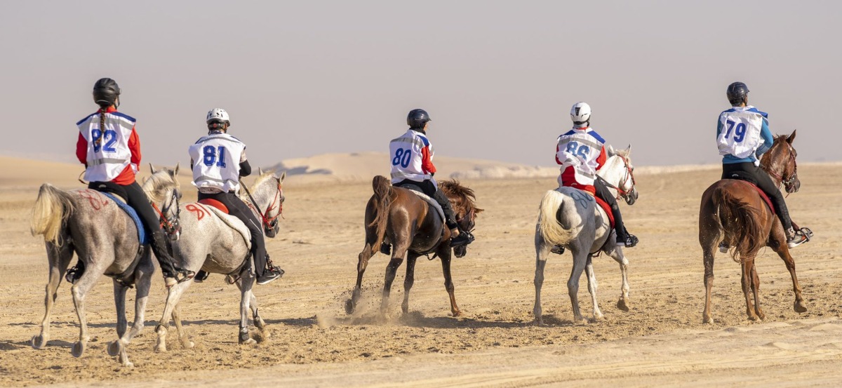 A file photo of HH The Amir’s Sword Endurance Race.