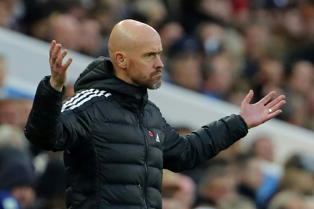 Manchester United Manager Erik ten Hag. AFP
