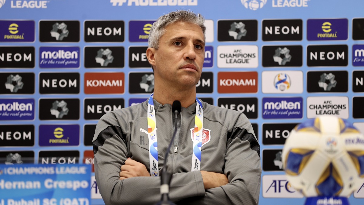 Al Duhail coach Hernan Crespo