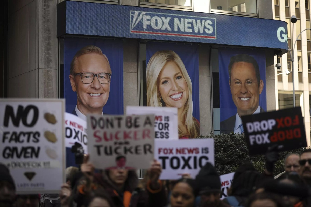The messages submitted to a US court could prove damaging to Rupert Murdoch's Fox News network. File Photo / AFP
