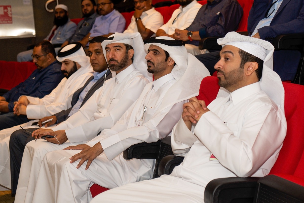 Kahramaa officials and suppliers of electrical appliances during the workshop held at Kahramaa Awareness Park.