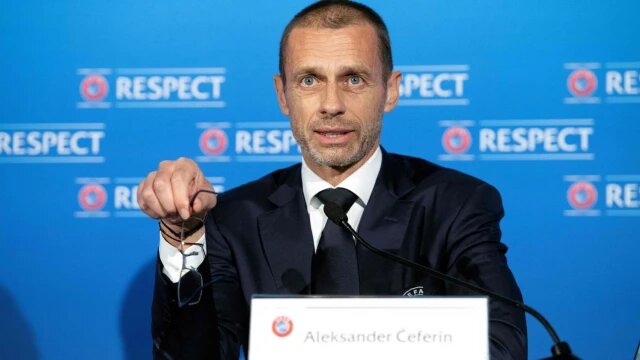 UEFA President Aleksander Ceferin. File photo / AFP