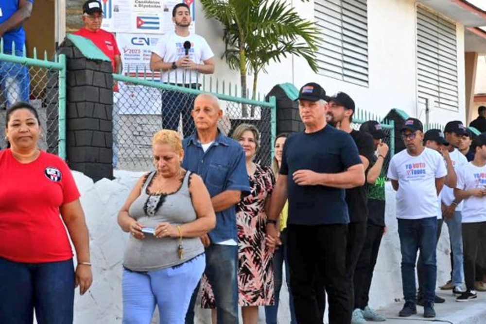 Handout picture released the Cuban website 