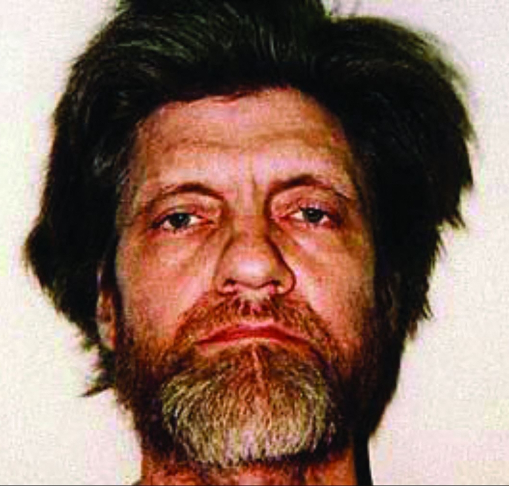 This April 1996 image obtained from the Federal Bureau of Investigation shows Ted Kaczynski.  (Photo by Handout / FBI / AFP)
