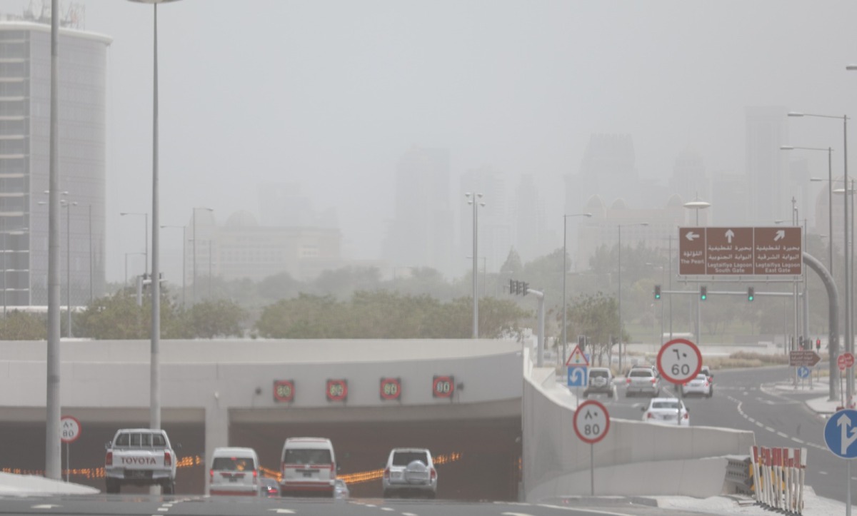 View from Lusail early Wednesday. Salim Matramkot / The Peninsula 