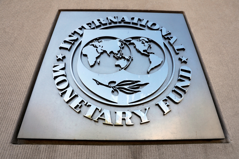 International Monetary Fund (IMF) logo, file photo.