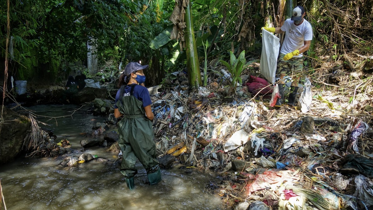 Cleanup drive... Pic from Twitter / Sungai Watch 
