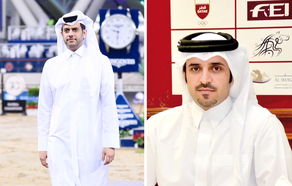 From left: Hamad bin Abdul Rahman Al Attiyah and Bader Al Darwish