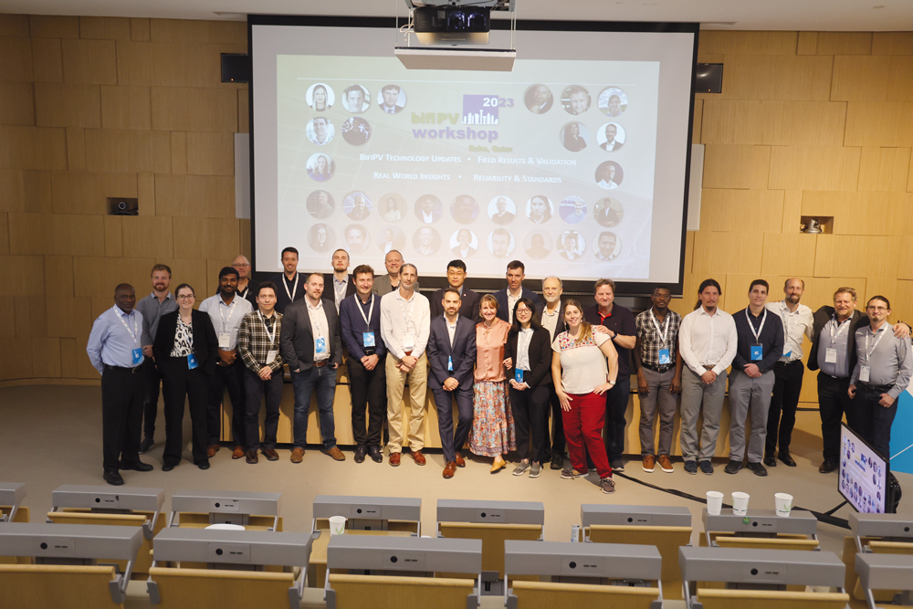 Officials and experts during the 10th BiFiPV Workshop.