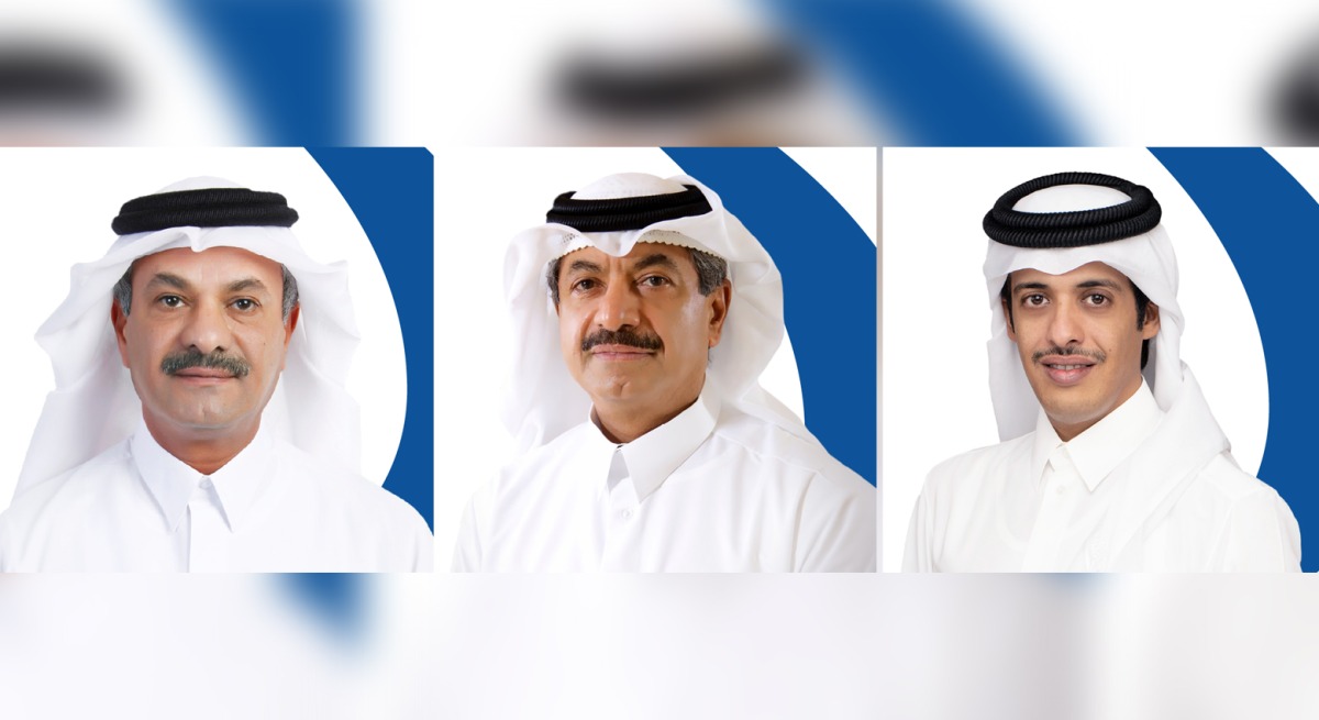 From left: Sheikh Fahad bin Mohammad bin Jabor Al Thani, Chairman of the Board of Directors of Doha Bank, Sheikh Abdul Rahman bin Mohammad bin Jabor Al Thani, Managing Director of Doha Bank, and Sheikh Abdulrahman bin Fahad bin Faisal Al Thani, Group Chief Executive Officer, Doha Bank