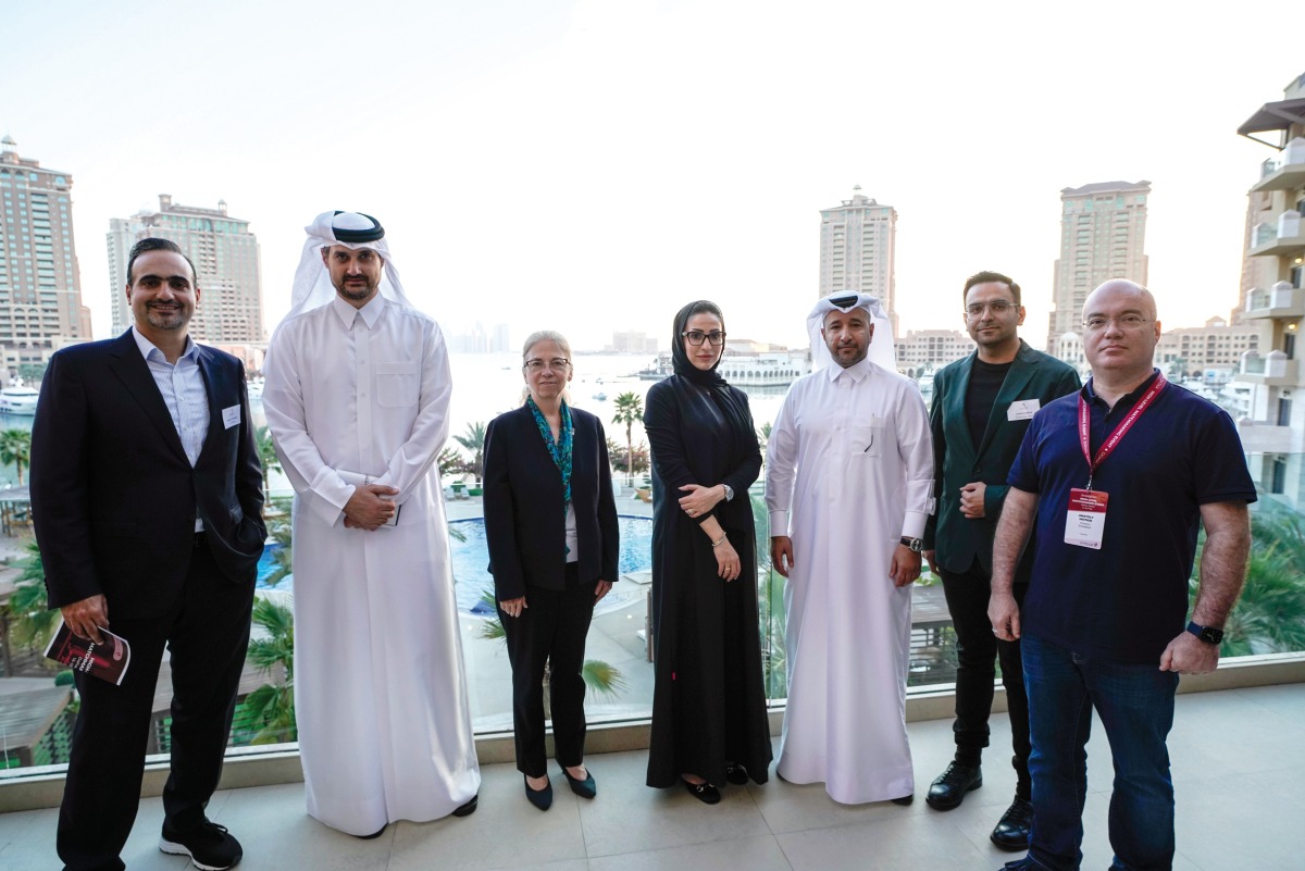 USQBC Managing Director, Sheikha Mayes Al Thani (centre) along with other officials during the event.
