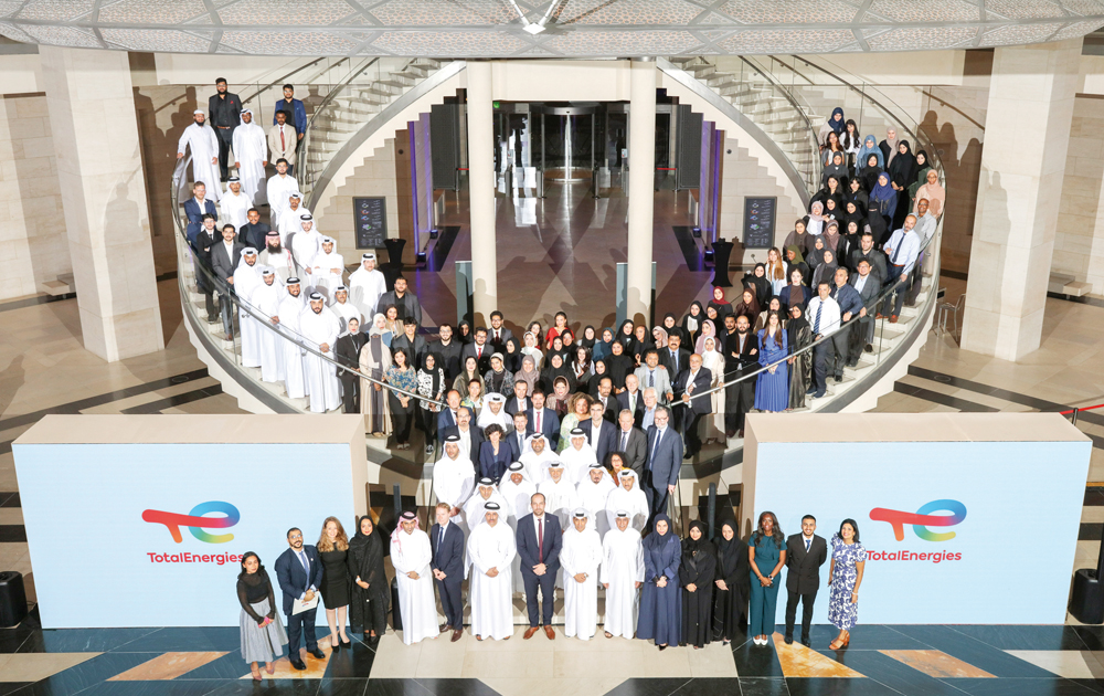 TotalEnergies officials along with participants during Al Reyada Energy Seminar.