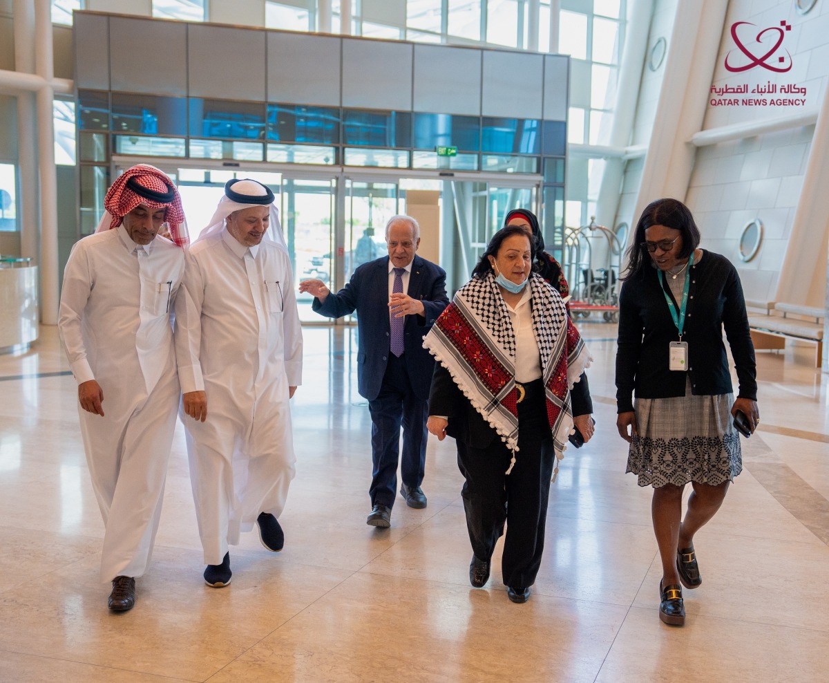 Palestinian Health Minister visits wounded Gazans at Sidra Medicine in Qatar